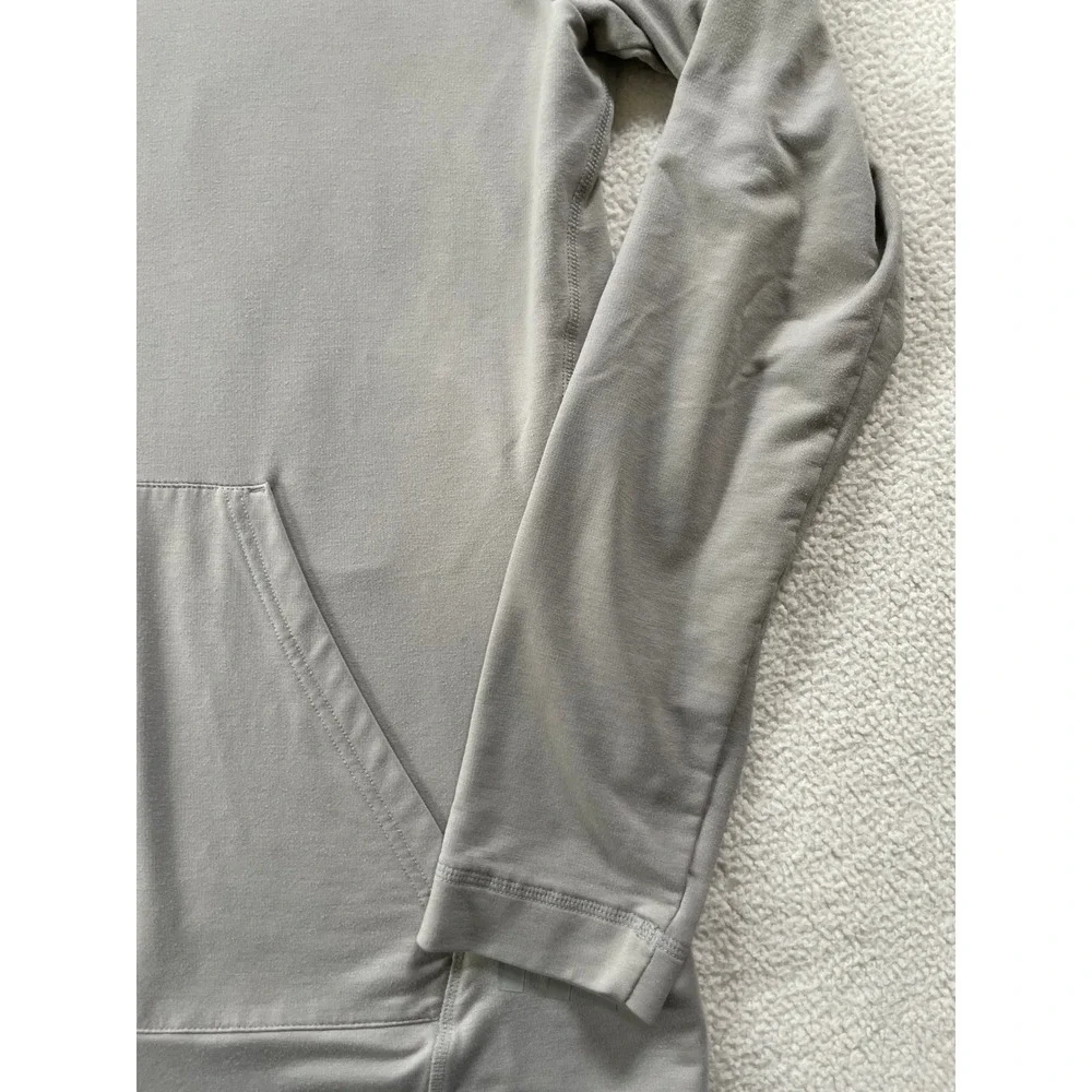 Adidas Mens Medium Grey Aeroready Hoodie Lightweight Pullover H47658 Athleisure